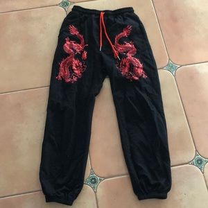 Cute jogging pants. Thick material. NEVER WORN